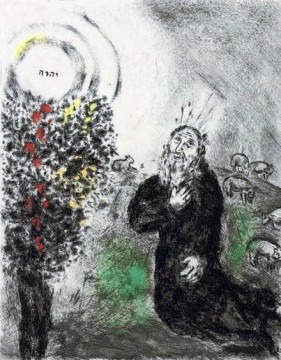 Der Burning Bush Zeitgenosse Marc Chagall Ölgemälde